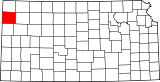 Map of Kansas highlighting Sherman County.svg