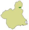 Mapa localizacion sierra carche