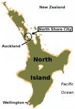 NZ-C Reinga-2009-30-08 Map NorthShoreCity Auckland.png