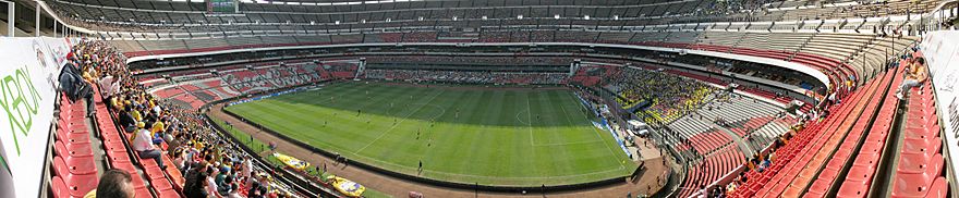 Archivo:Panorama Estadio Azteca football game Club America