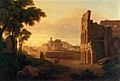 Rom, Kolosseum und Forum Romanum by Rudolf Wiegmann 1835