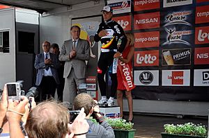 Archivo:Ronde van België 2010 Mechelen Philippe Gilbertt leider 28-05-2010 14-56-33