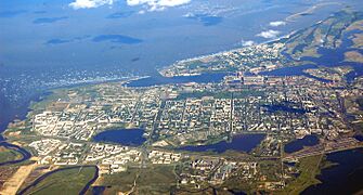 Severodvinsk view from the plane