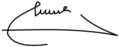 Signatura de José Montilla