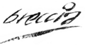 Signature Alberto Breccia