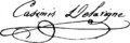 Signature Casimir Delavigne