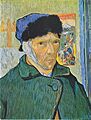 Van Gogh - Selbstbildnis mit verbundenem Ohr