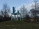 Wijchen, sculptuur de Tafel foto7 2017-02-15 16.34
