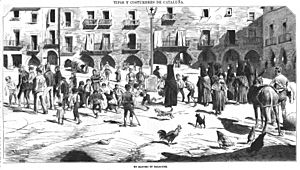 Archivo:1874-02-28, La Ilustración Española y Americana,Tipos y costumbres de Cataluña, Un bautizo en Balaguer