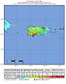 2020-01-07 Indios, Puerto Rico M6.4 earthquake shakemap (USGS)