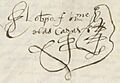 Bartolome de las Casas - signature - 1559