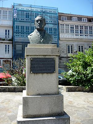 Archivo:Busto de Antolín Faraldo en Betanzos
