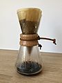 Chemex coffeemaker with filter