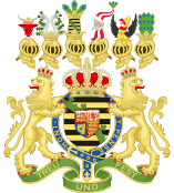 Coat of Arms of Alfred, Duke of Saxe-Coburg and Gotha.svg