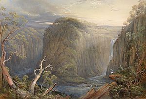 Archivo:Conrad Martens - One of the falls on the Apsley - Google Art Project