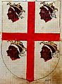 Cruz de Alcoraz. Armorial of Aragon, 1536