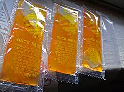 Duck sauce packets