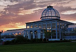 Exterior View of Lewis Ginter Conservatory
