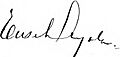 Firma de Eusebio Ayala
