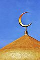 Golden Crescent Moon