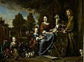 Jan Weenix - Agneta Block and garden Flora Batava