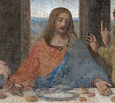 Jesús en La Última Cena, de Leonardo da Vinci.jpg