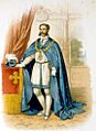 Jose Osorio vestido con traje de la Orden de Carlos III