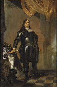 Archivo:Karl X Gustav, 1622-1660, konung av Sverige pfalzgreve av Zweibrücken (Abraham Wuchters) - Nationalmuseum - 15134