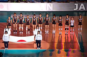 Archivo:Kimi ga Yo at volleyball tournament