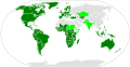 Latin alphabet world distribution