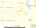 Map commune FR insee code 14038