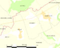 Map commune FR insee code 62663