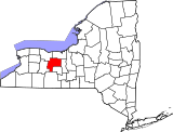 Map of New York highlighting Ontario County.svg