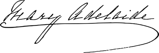 Mary Adelaide's signature