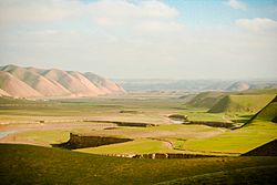 Mountains and River in Faryab province.jpg