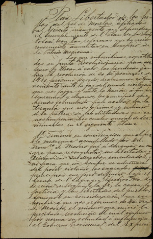 Archivo:Plan de Ayala (1911), manuscrito de Emiliano Zapata