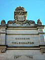 Pontevedra Capital Edificio de Correos, escudo de Pontevedra