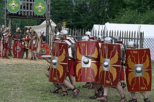 Archivo:Roman legion at attack 3