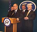 Rudy Giuliani at a NYFPC briefing