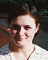 Ruth Lawrence circa 1991 (re-scanned; portion B, portrait-oriented headshot)