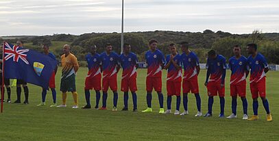Archivo:Saint Helena Mens Football Team 2019