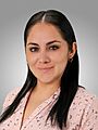 Samantha Andrea Kersim Nogales Arispe. Official portrait, 2020. Chamber of Deputies of Bolivia