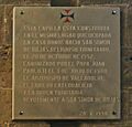 Valladolid catedral placa conmemorativa capilla Dolores by Lou