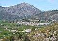 Vista del Ràfol d'Almúnia des de Sanet