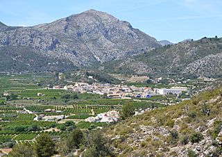 Vista del Ràfol d'Almúnia des de Sanet.JPG