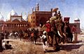 Weeks Edwin The Return Of The Imperial Court From The Great Mosque At Delhi