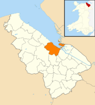 2024 Wales Flintshire Community Flint map.svg