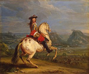 Adam Frans van der Meulen - Louis XIV at the taking of Besançon (1674).jpg