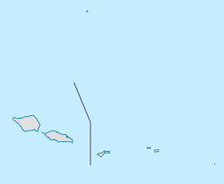 Fagatogo ubicada en Samoa Americana