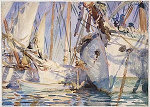 Archivo:Brooklyn Museum - White Ships - John Singer Sargent